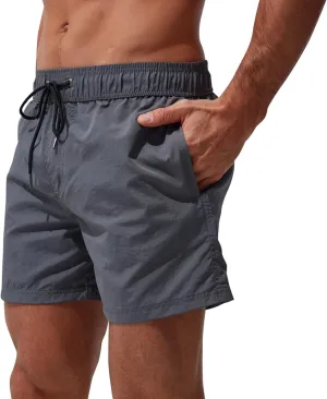 Mens Swim Trunks Quick Dry Hawaiian Board Shorts Stretch Swim Shorts Swimsuit with Pockets