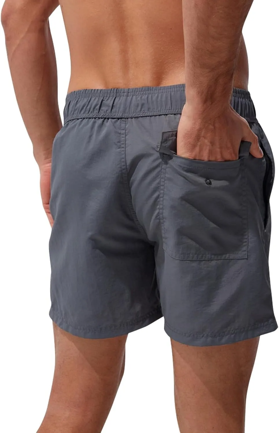 Mens Swim Trunks Quick Dry Hawaiian Board Shorts Stretch Swim Shorts Swimsuit with Pockets