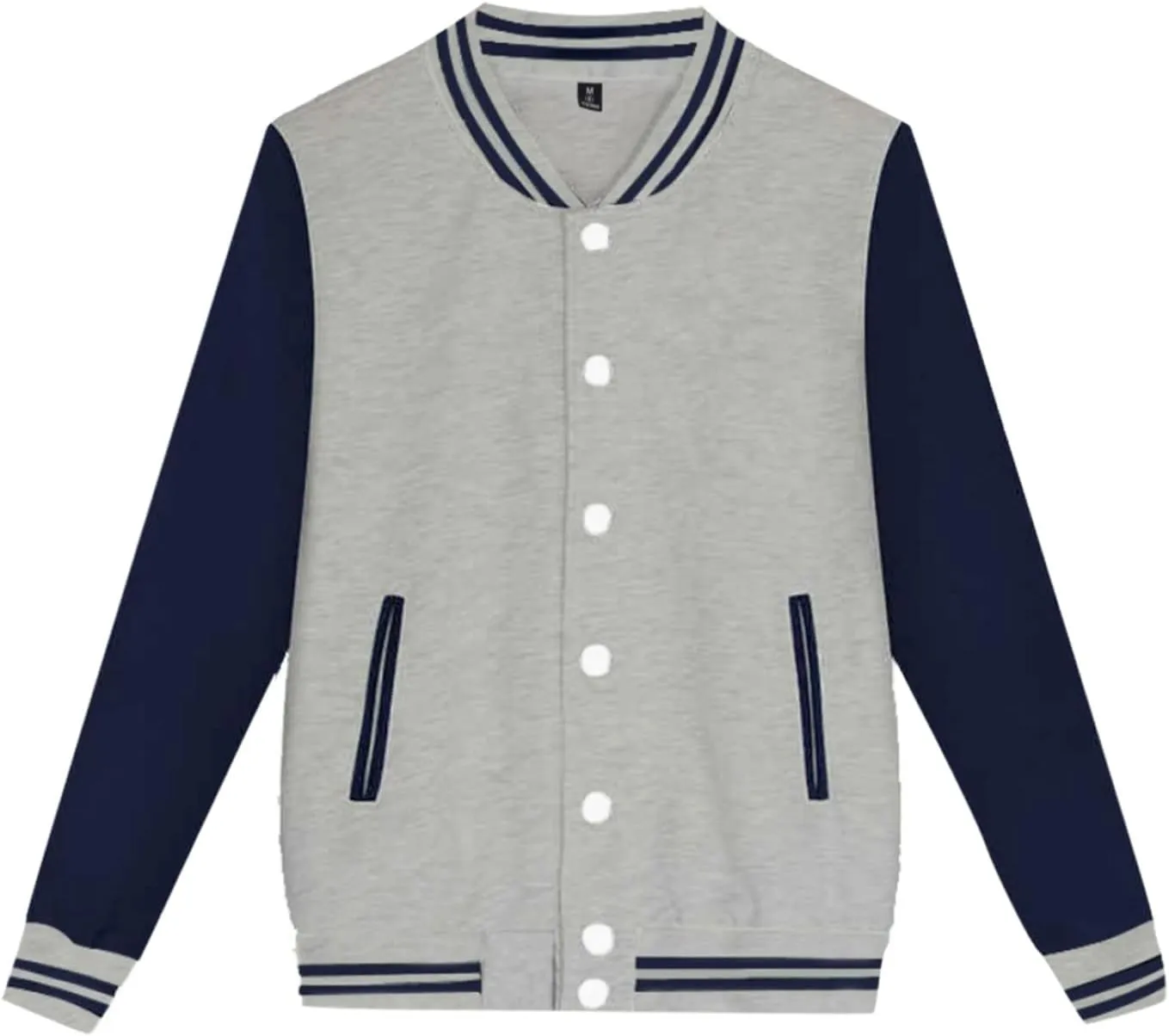 Men's Waterproof Jacket ManS Varsity Baseball Jacket Cotton Letterman Bomber Jacket, XL-4XL