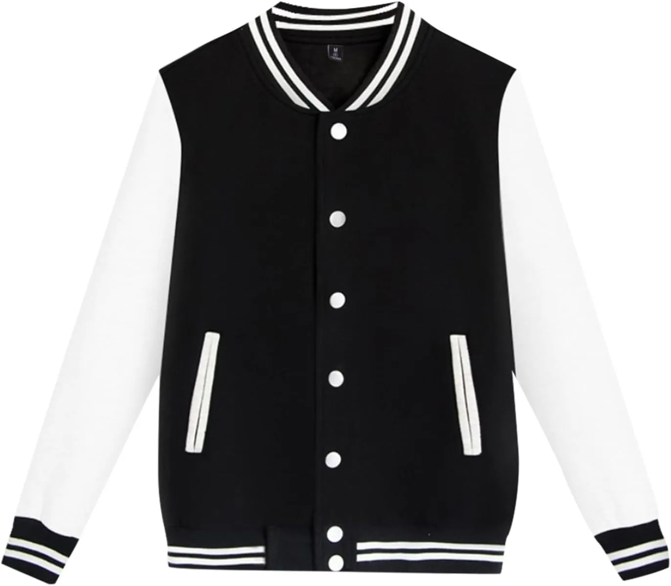 Men's Waterproof Jacket ManS Varsity Baseball Jacket Cotton Letterman Bomber Jacket, XL-4XL