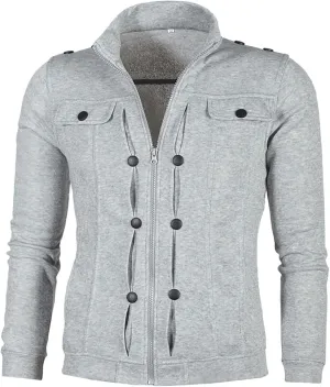 Men's Winter Jacket Thick Light Lightweight Comfortable Leisure Jacket Fleece Slim Fit Solid Color Coats Stylish Jackets