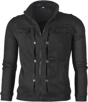 Men's Winter Jacket Thick Light Lightweight Comfortable Leisure Jacket Fleece Slim Fit Solid Color Coats Stylish Jackets