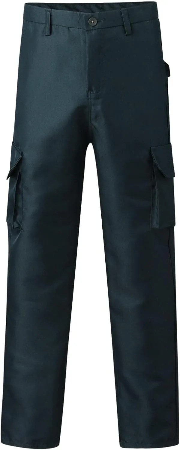 Men's Workout Athletic Golf Jogging Pants with Pockets Elastic Waist Button Lightweight Running Hiking Pants for Men