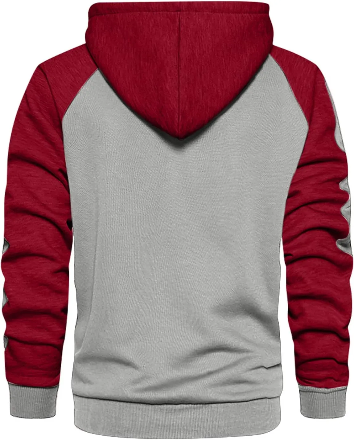 Men's Zip Up Hoodie Casual Camouflage Sports Sweatshirt Long Sleeve Zipper Hooded Jacket Coat