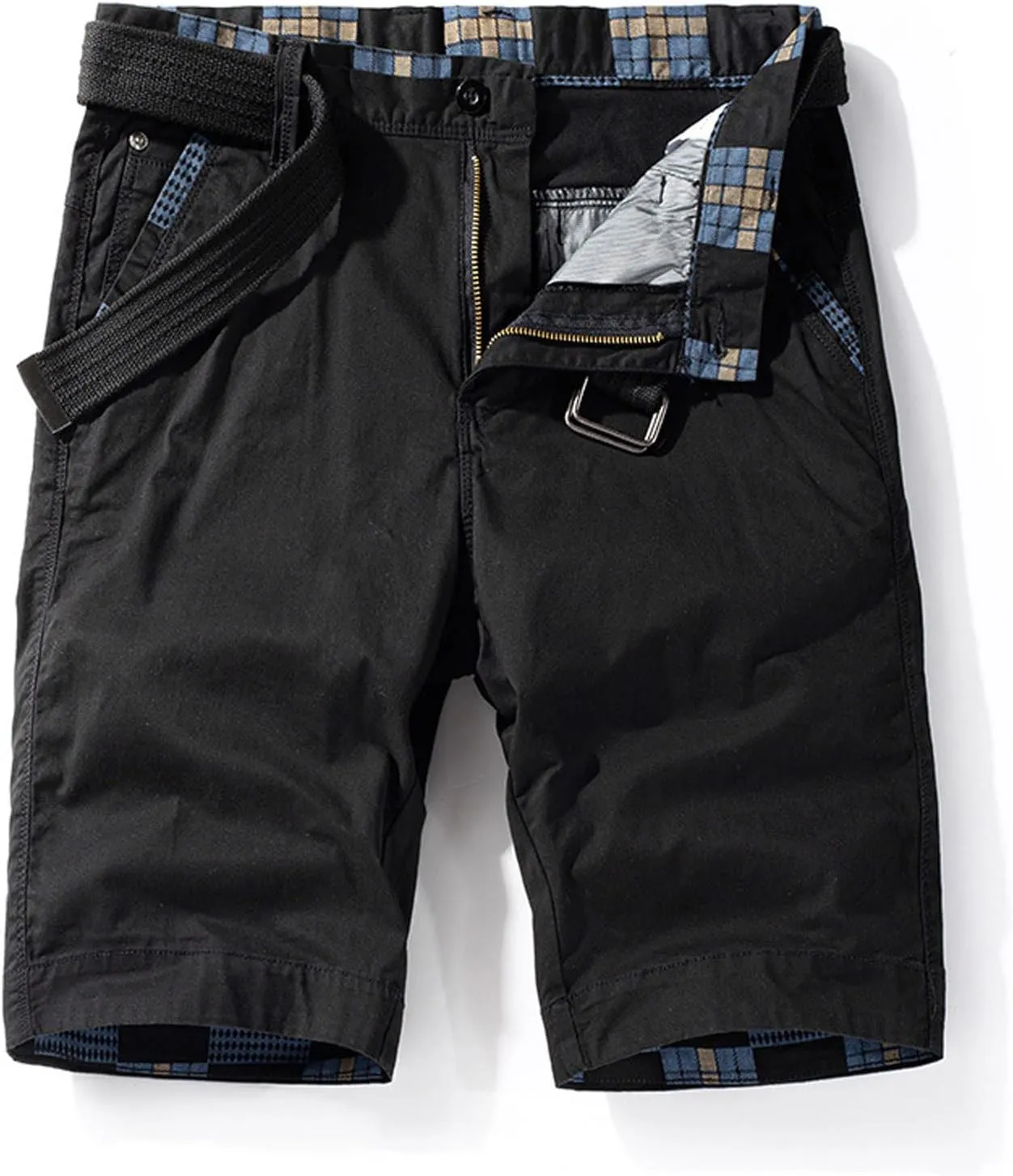 Muscularfit Summer Shorts for Men 2024 Trendy Multi Pocket Cargo Shorts Outdoor Cotton Work Utility Shorts Athletic Shorts