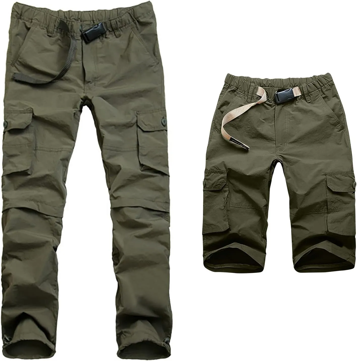 Muscularfit Tactical Pants for Men Stretch Multi Pockets Cargo Pants Causal Outdoor Joggers Athletic Pant Loose Baggy Joggers