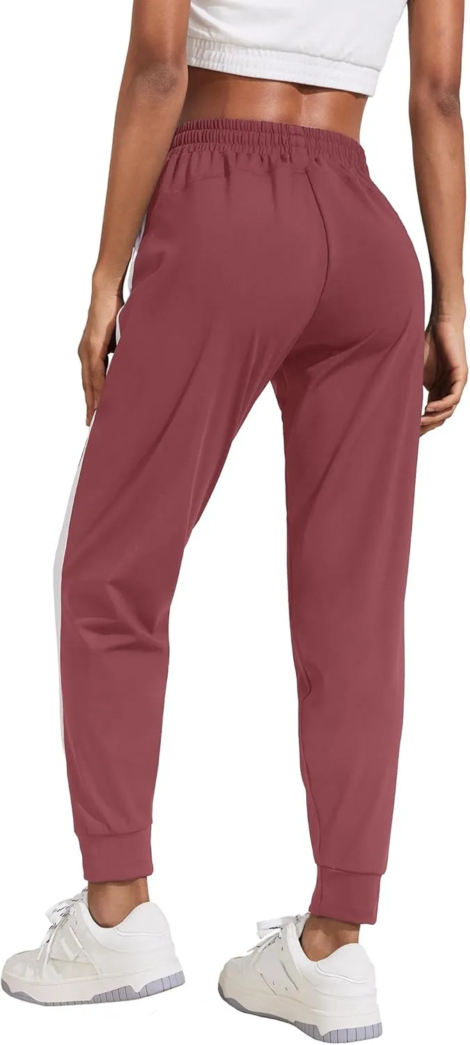 Pinspark Women's Loose Tapered Drawstring Sweatpants with Pockets