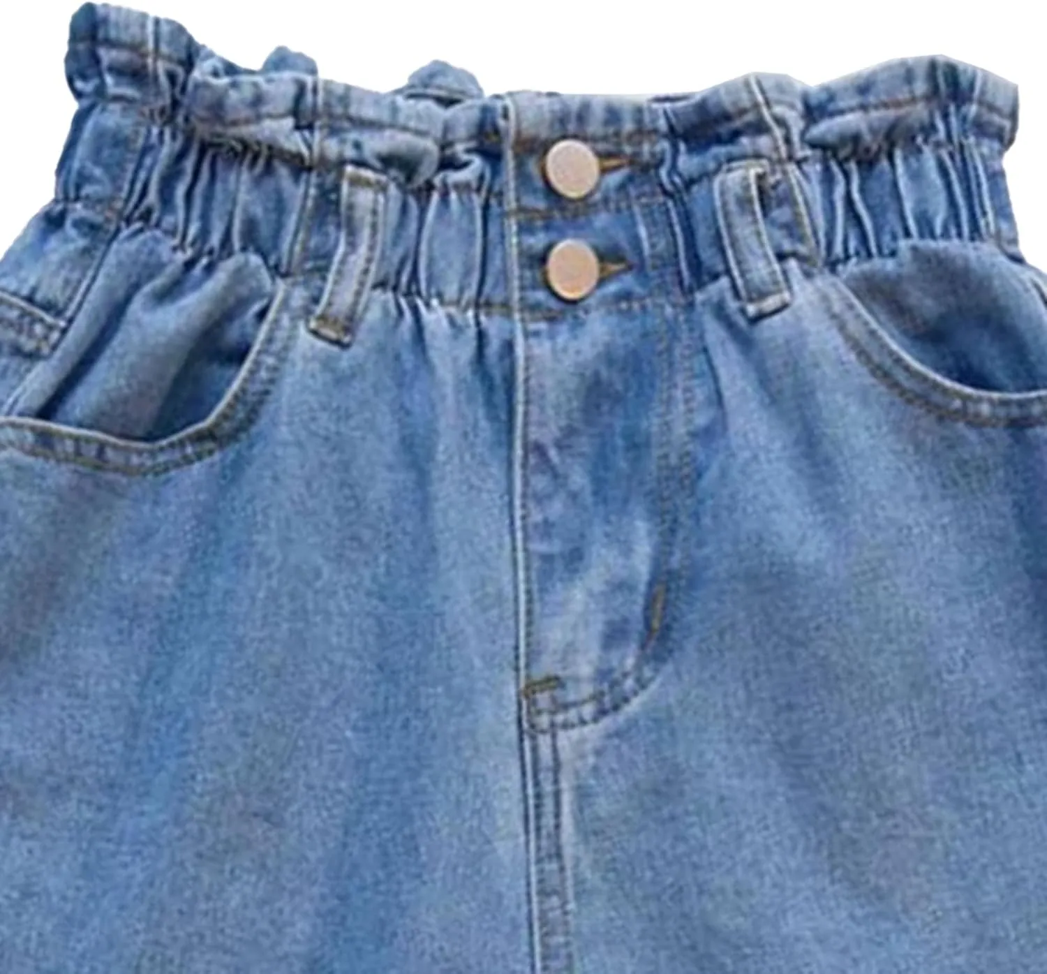 Plus Size Jean Shorts for Curvy Women Jean Shorts Womens Women's High Waisted Denim Short Rolled Blue Jeans Short