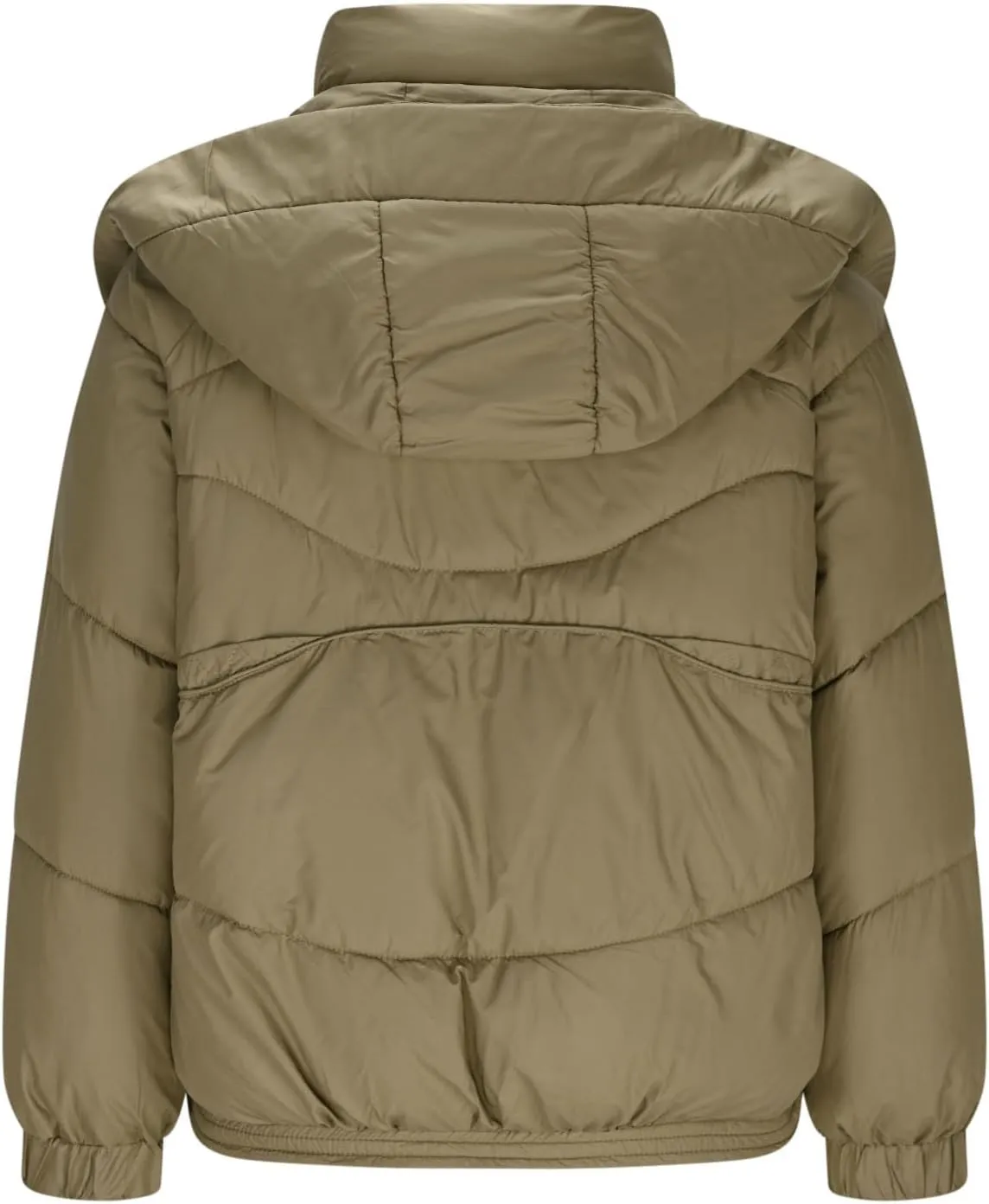 Quilted Jackets for Women Puffy Bubble Puffer Coat Winter Loose Outerwear Warm Down Jackets with Removable Hood
