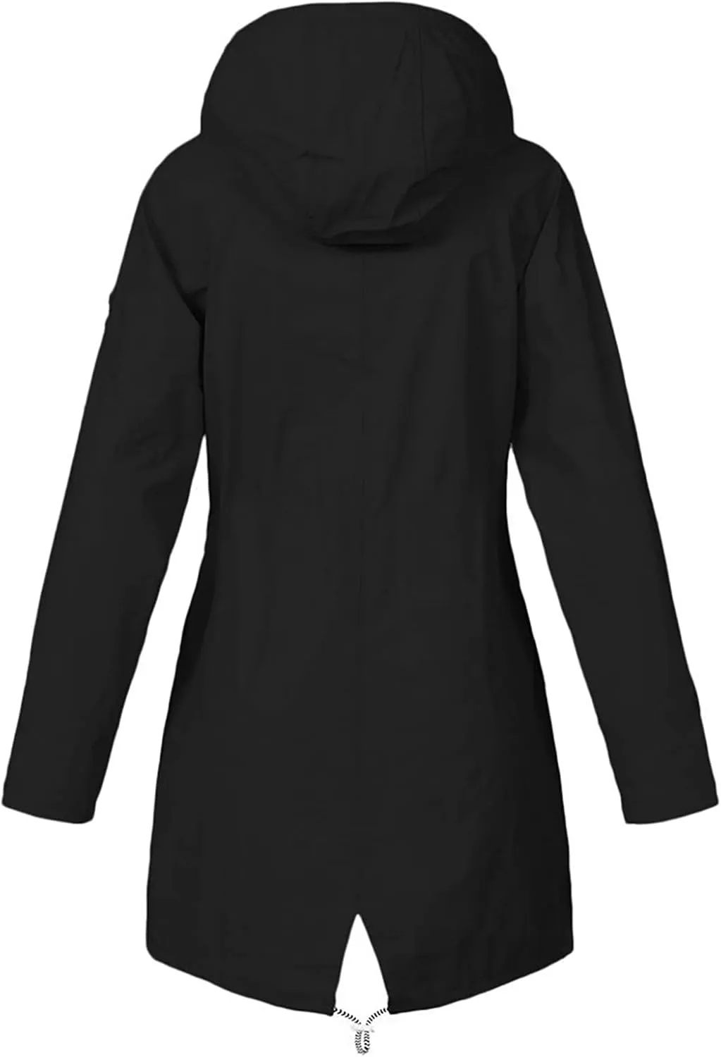 Rain Jacket Women Plus Size Hooded Raincoat Water Resistant Waterproof Jacket Lightweight Outdoor Windbreaker Jacket