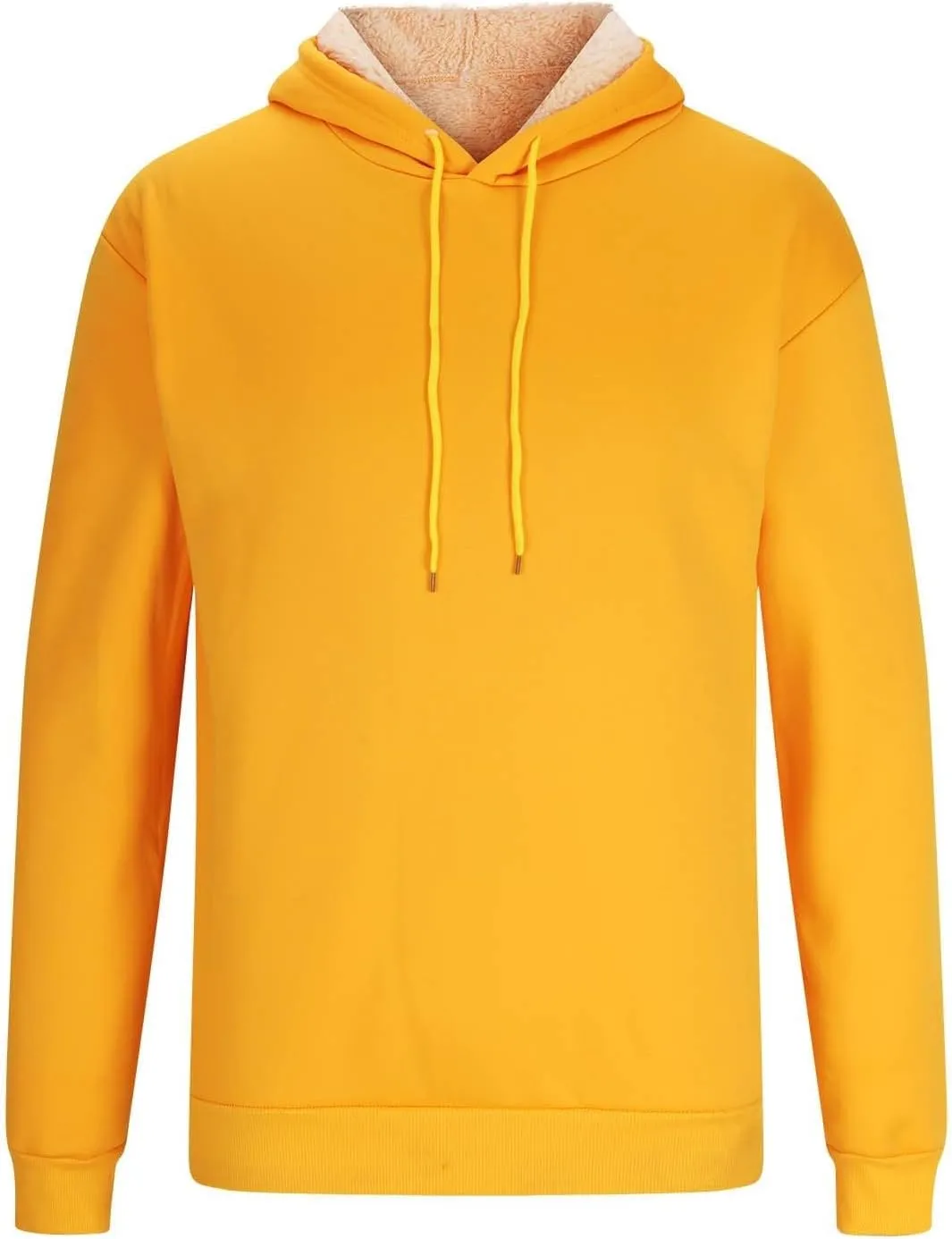 RTTUIOP Hoodies for Men Sherpa Lined Thermal Winter Sweatshirt Casual Fashion Fleece Lined Hoodie Pullover