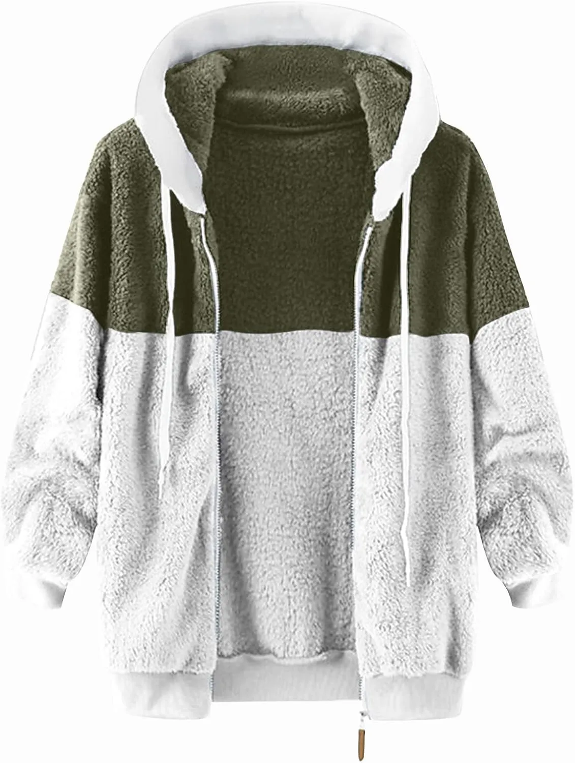 RTTUIOP Mens Fuzzy Sherpa Pullover Hoodie Sweatshirts Long Sleeve Sport Fall Outwear Sherpa Winter Sweater