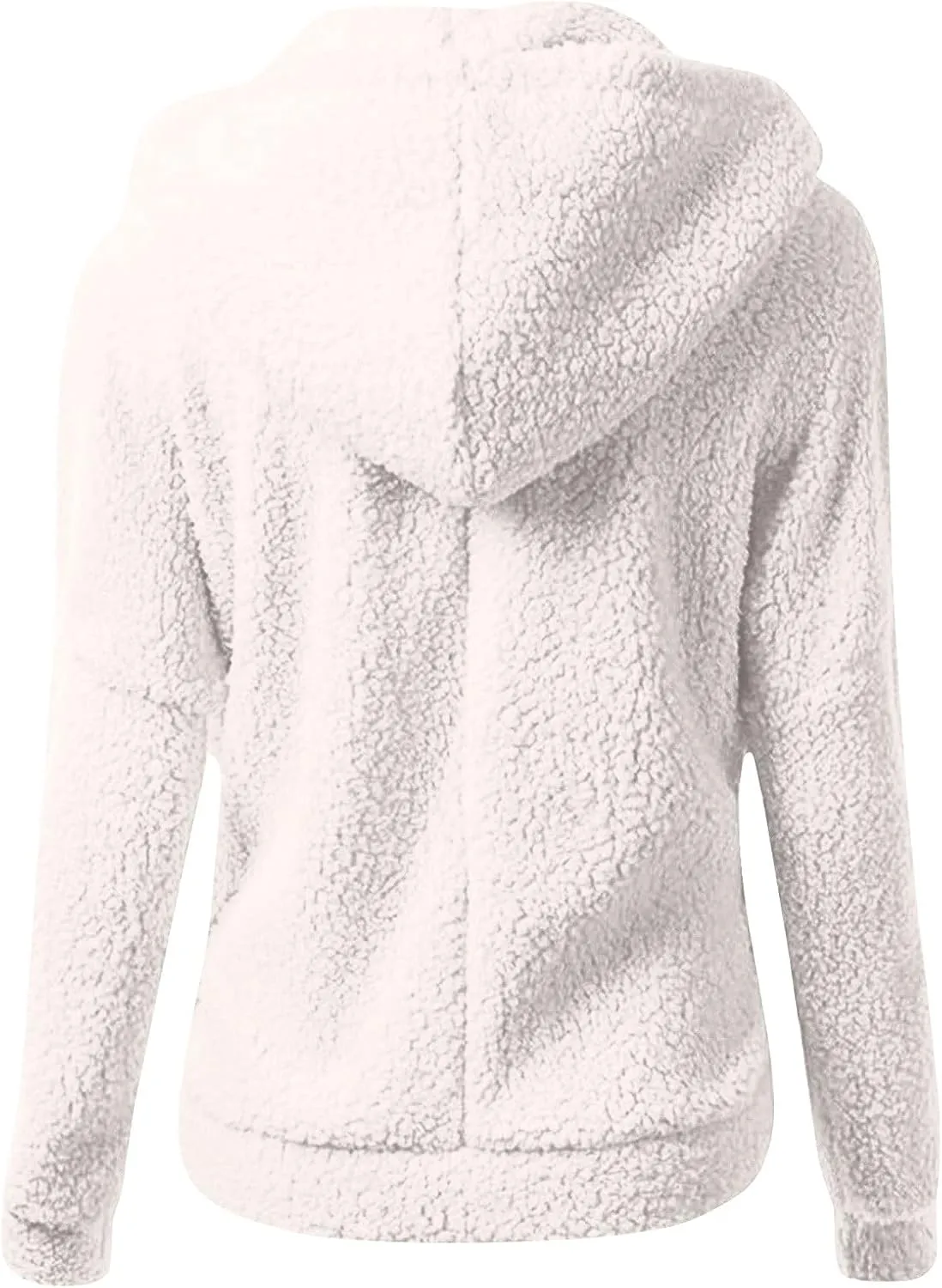 Sherpa Jacket Women Zip Up Hoodies Lightweight Fleece Lined Fall Winter Coats Comfy Warm Sherpa Jackets with Pocket