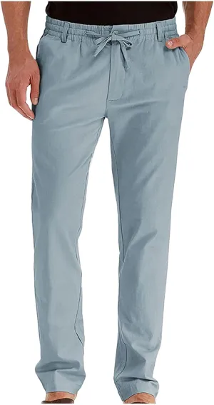 Slim Fit Dress Pants for Men 2023 Classic Fit Hidden Expandable Waist Solid Business Work Straight Legs Fashion