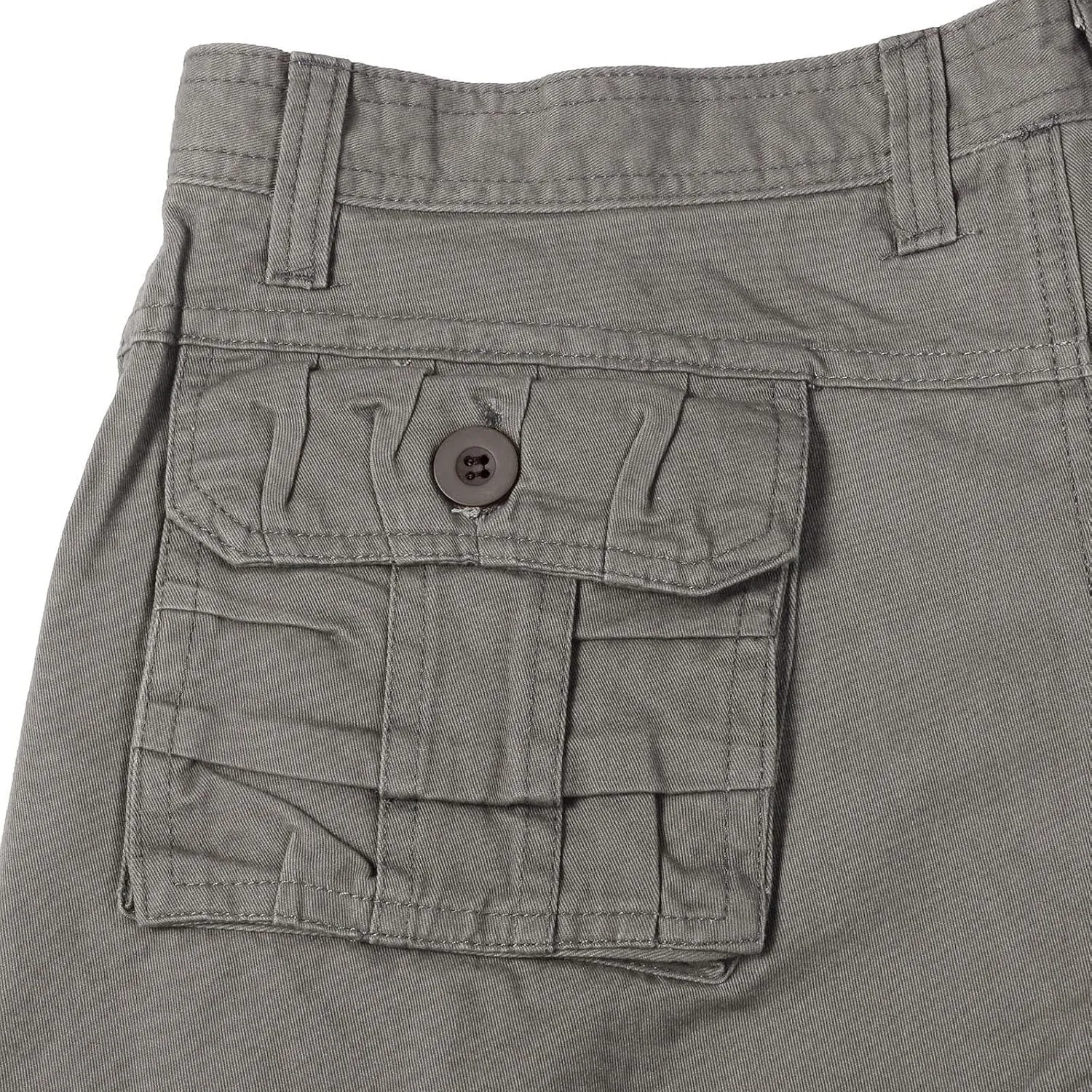 Summer Lightweight Hiking Shorts for Men Casual Wide Leg Twill Utility Cargo Shorts with Multi Pockets Comfort Work Shorts