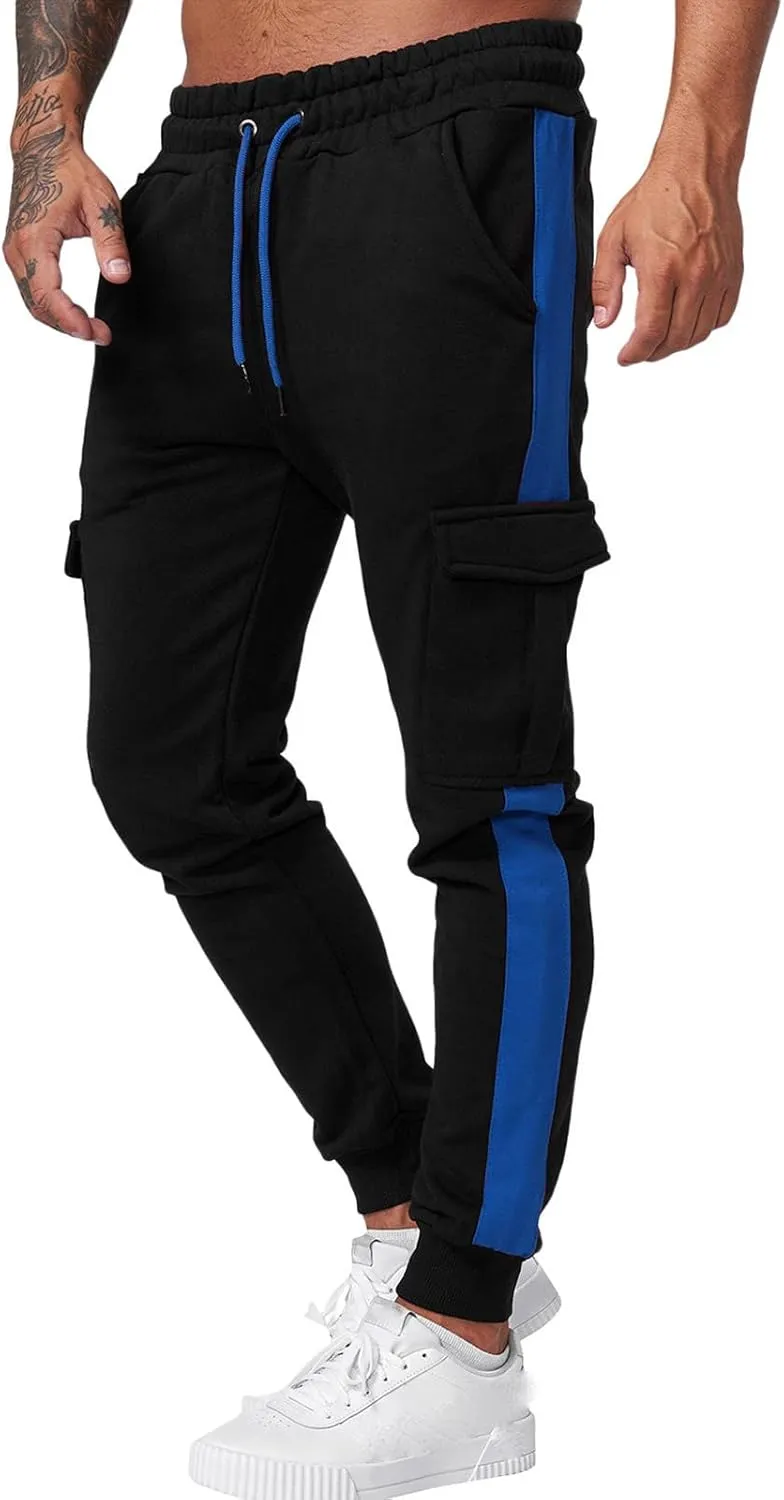 Sweatpants for Men Big and Tall Casual Mens Gifts Cargo Pants Hiking Workout Joggers Athletic Long Pants with Pockets
