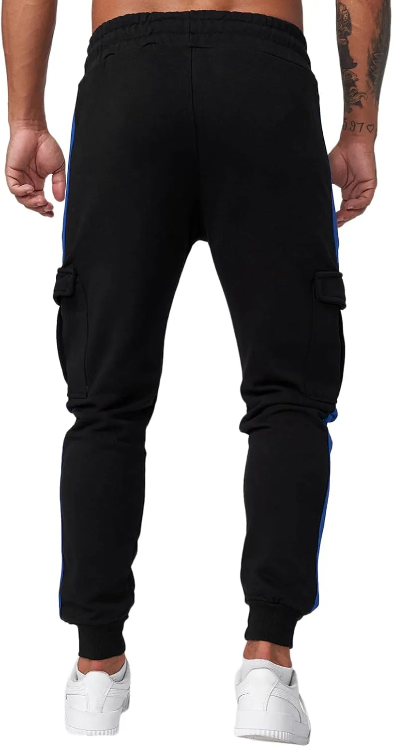 Sweatpants for Men Big and Tall Casual Mens Gifts Cargo Pants Hiking Workout Joggers Athletic Long Pants with Pockets