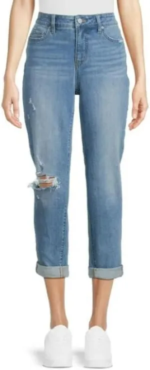 Time and Tru Women's Boyfriend Jeans