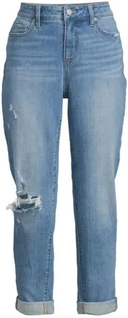 Time and Tru Women's Boyfriend Jeans