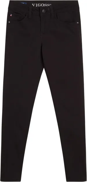 VIGOSS Girls' Jeans - Super Stretch Denim Skinny Jeans for Girls - Kids Adjustable Slim Fit Jeans (4-16)