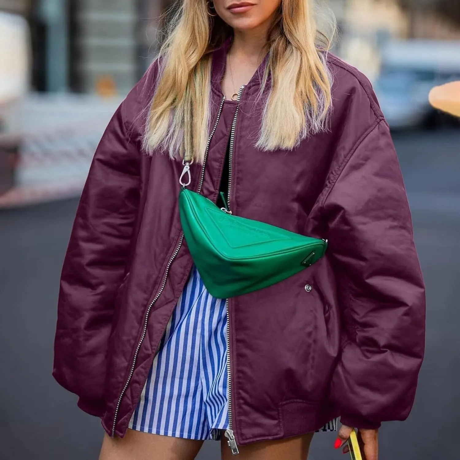 Winter Jacket for Women Lightweight Cropped Zip Up Coats Casual Thick Long Sleeve Coat Fall Fashion 2024 Trendy Outwear