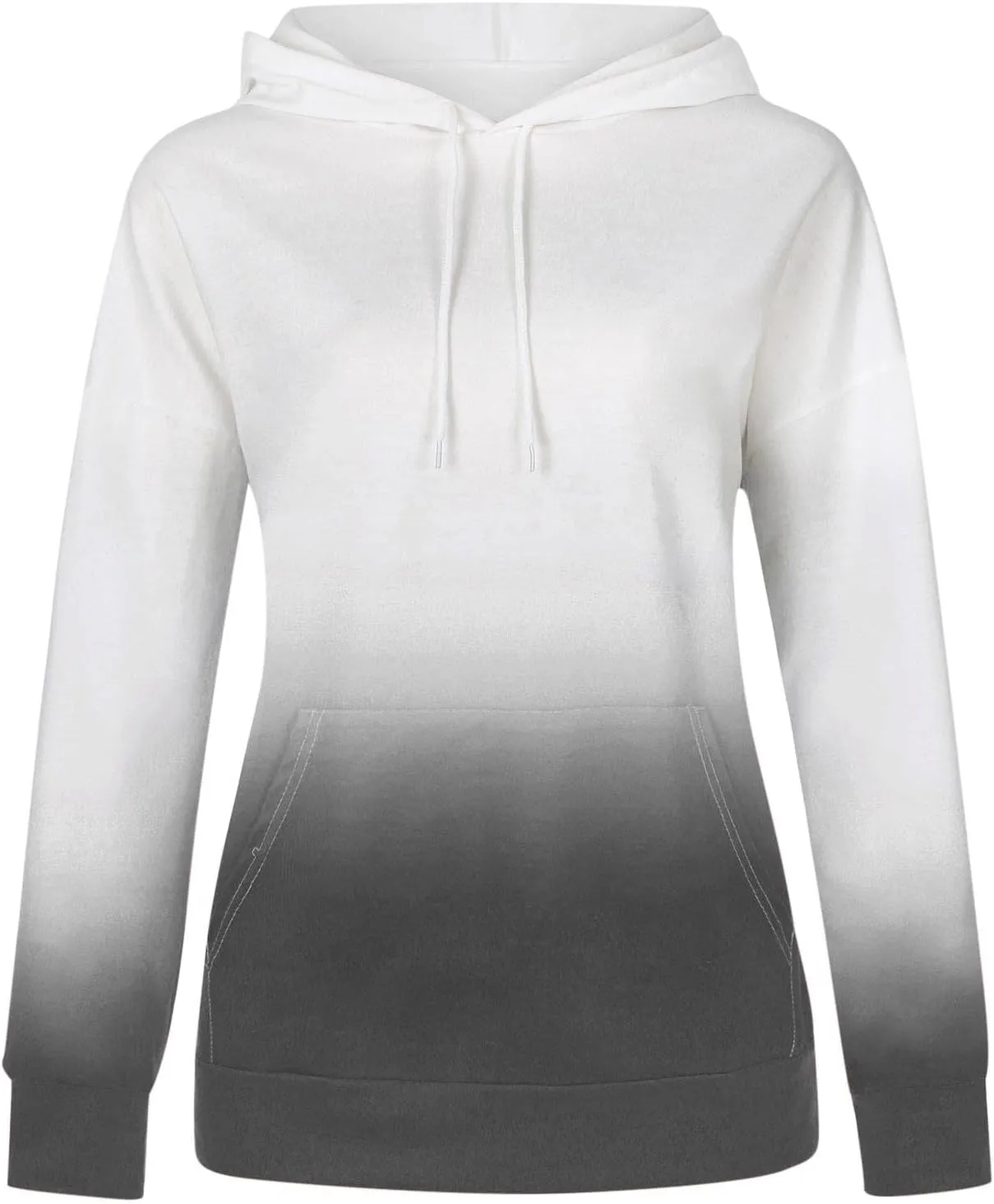 Women Y2k Hoodies Casual Sweatshirt Fashion Tie-Dye Oversized Pullover Long Sleeve Drawstring Tops Loose Fit Blouse