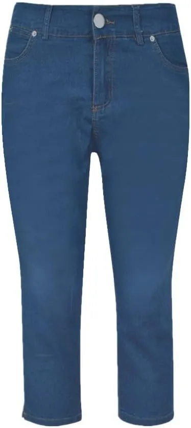 Womens Capri Jeans for Women High Waisted Skinny Ripped Jean Denim Pants Stretchy Cropped Distressed Jeans