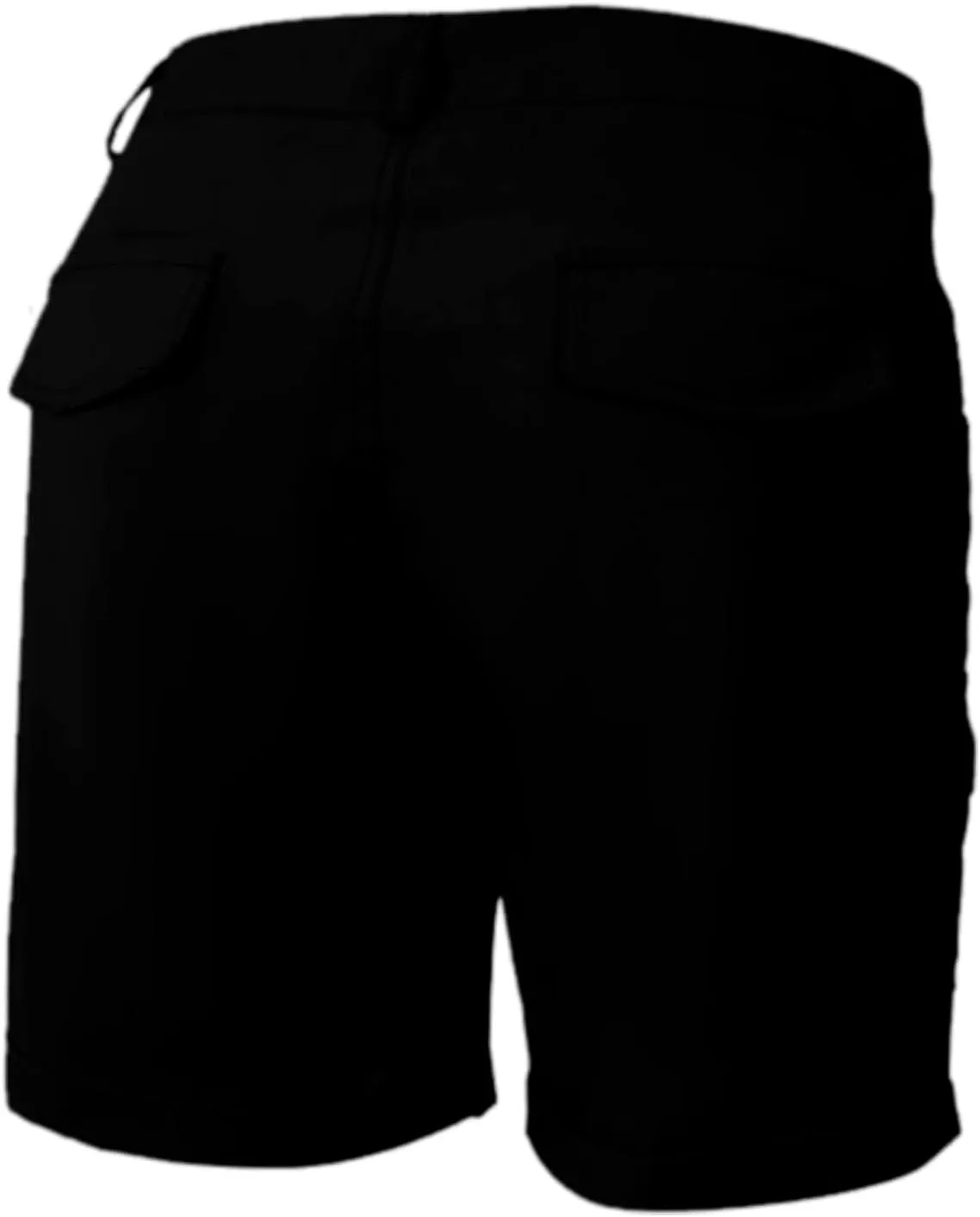 Women's Cargo Shorts Summer High Waisted Cuffed Front Seam Military Shorts Dressy Casual Hiking Short with Pockets