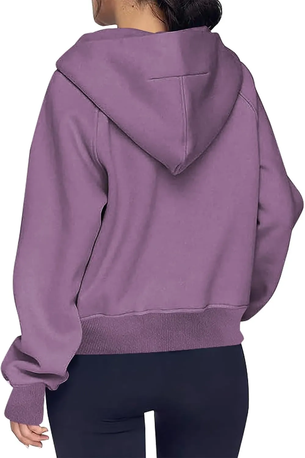 Women's Half Zip Up Sweatshirts Casual Long Sleeve Collar Pullover Trendy Fall Tops Comfort Winter Clothes with Pocket