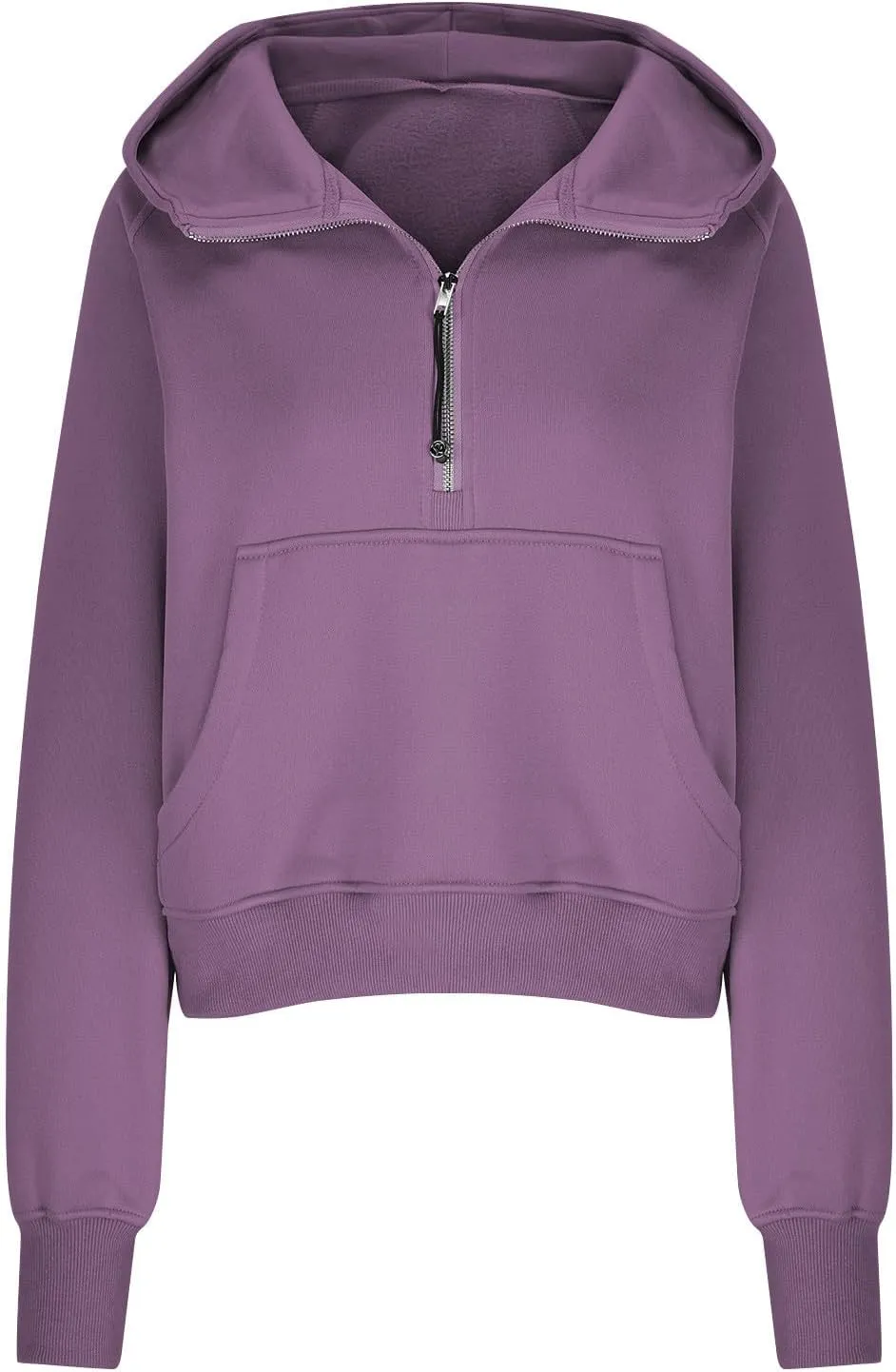 Women's Half Zip Up Sweatshirts Casual Long Sleeve Collar Pullover Trendy Fall Tops Comfort Winter Clothes with Pocket