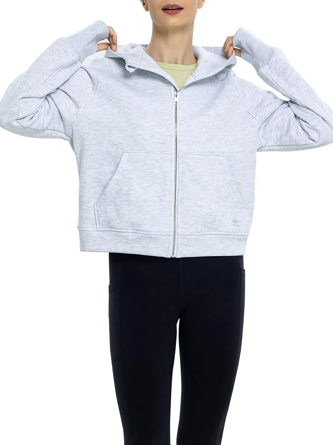Womens Long Sleeve Sweatshirts Zip up Tops Full-zip Hoodies Fall Outfits
