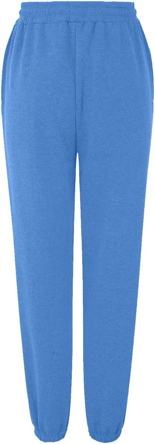 Womens Sweatpants High Waisted Baggy Workout Jogger Pants with Pockets Trousers Fall Clothes for Women 2024
