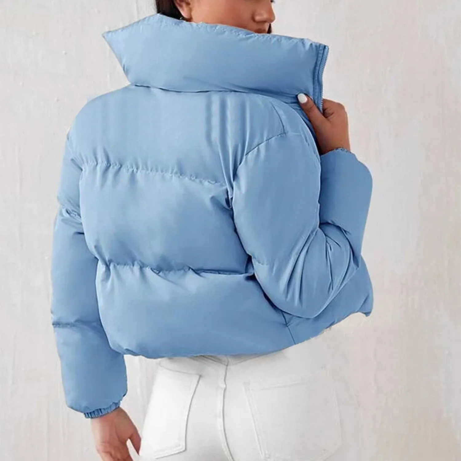 Womens Winter Jacket Womens Packable Down Jacket With Hood Black Puffer Jacket Women Parkas For Women