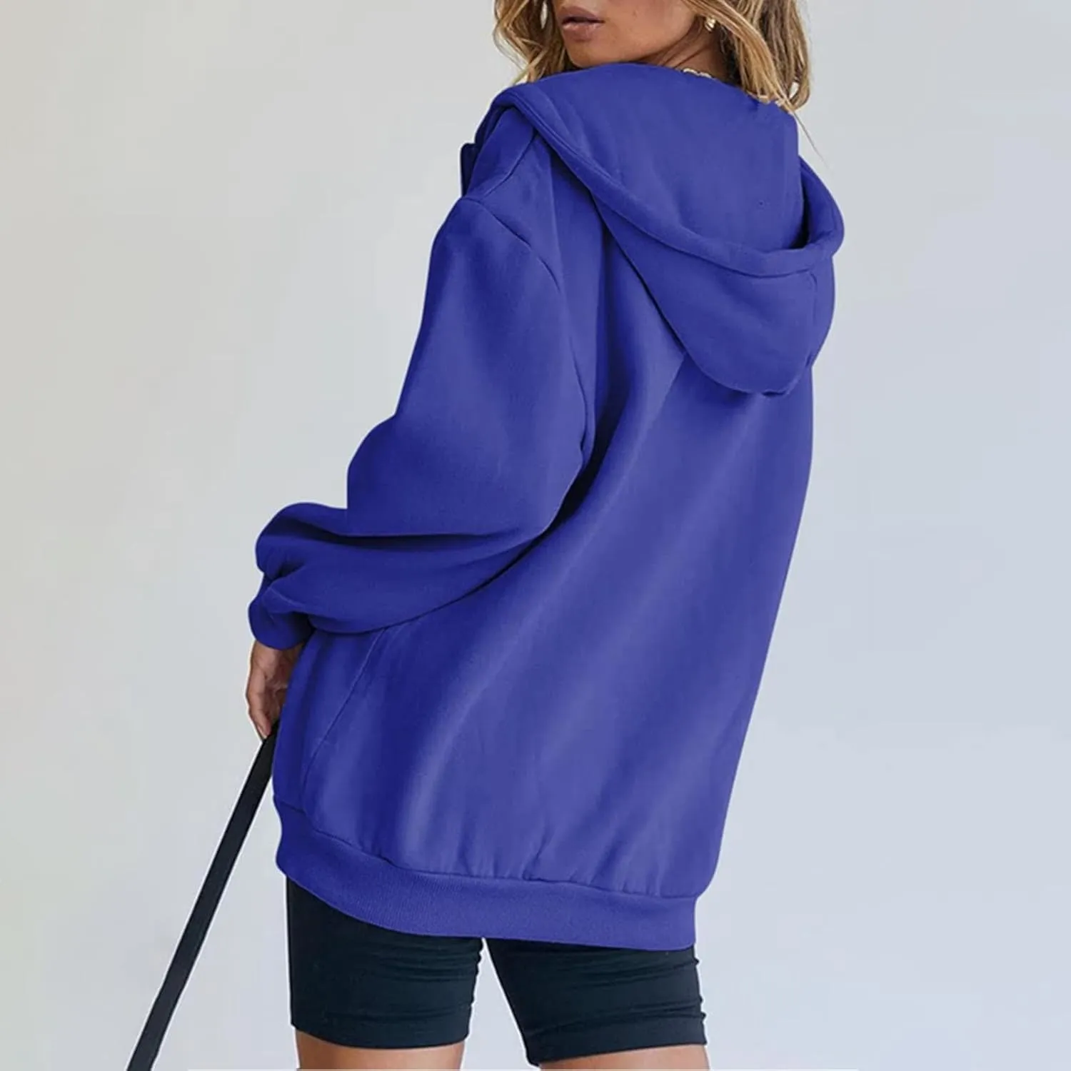 Womens Zip Up Hoodies Long Sleeve Sweatshirts Cute Fall Outfits Oversized Sweaters Casual Fashion Fleece Jackets
