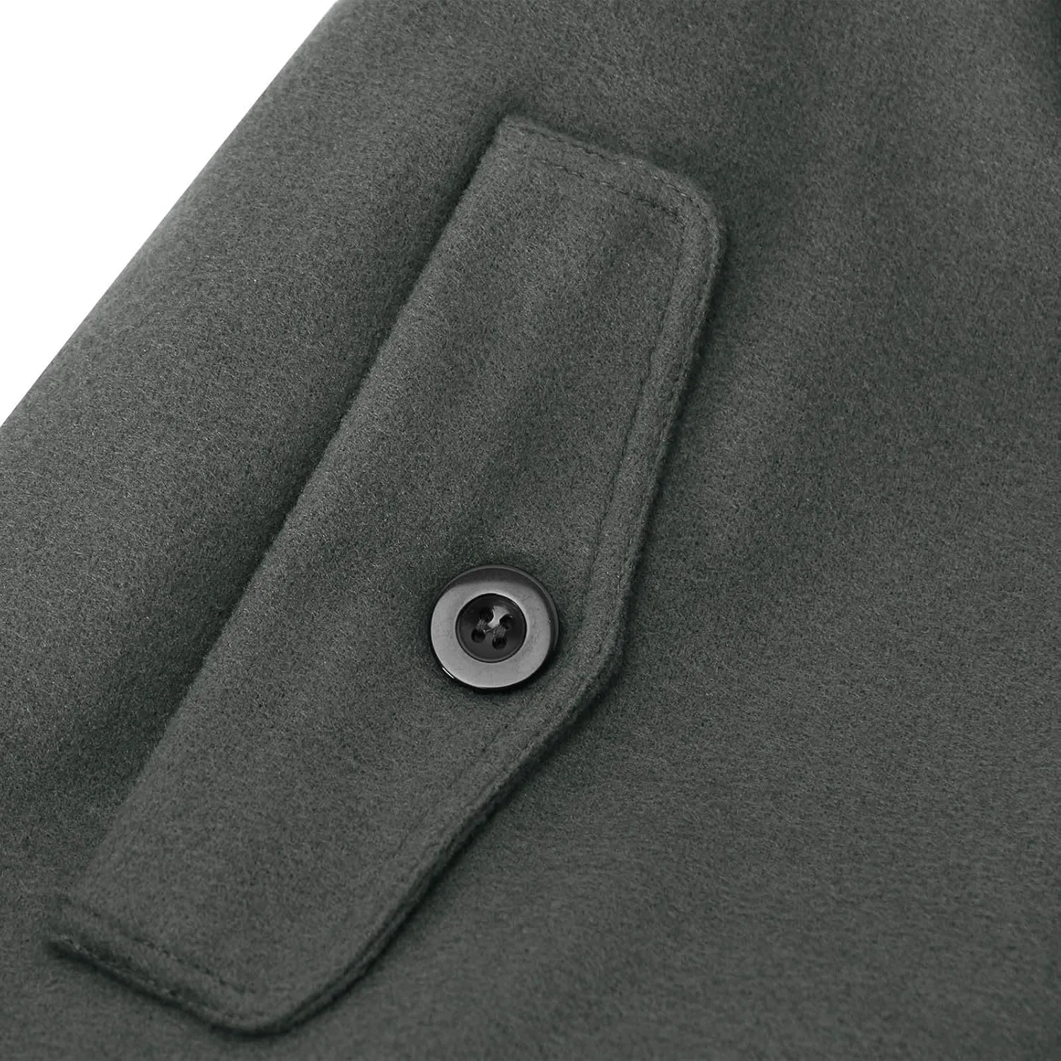 Wool Jacket Women Winter Wool Blend Camel Mid Coat Notch Single-Breasted Lapel Jacket Outwear Stand Collar Pea Coats
