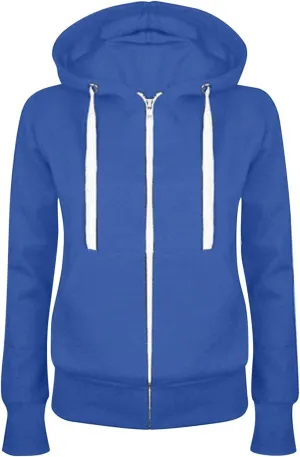 Zip Up Hoodie Women Casual Hoodie Long Sleeve Lightweight Loose Drawstring Hooded Sweatshirt 2024 Fall Trendy Clothes