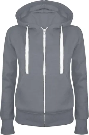 Zip Up Hoodie Women Casual Hoodie Long Sleeve Lightweight Loose Drawstring Hooded Sweatshirt 2024 Fall Trendy Clothes